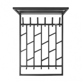 Вешалка настенная NIKKI 11 GO HOME цв. черный