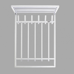 Вешалка настенная LINDA 11 GO HOME цв. белый