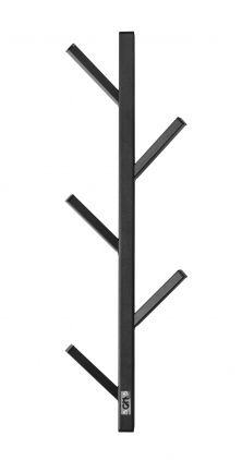 Вешалка настенная TIRA 5 GO HOME цв. черный