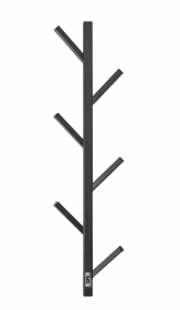 Вешалка настенная TIRA 6 GO HOME цв. черный