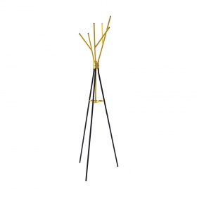 Вешалка напольная NENSI GO HOME цв.черный - золотистый