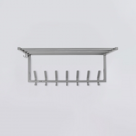 Вешалка настенная DRIVA 7 GO HOME цв. серый