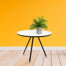 Столик журнальный STEIN GO HOME цв. белый-черный