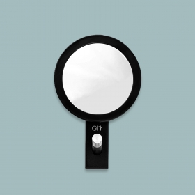 Настенное зеркало с крючком BRANT 180 GO HOME цв. черный Настенное зеркало с крючком BRANT 180 GO HOME цв. черный